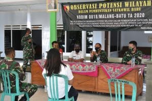 Survei Pembentukan Satkowil, Posramil 0818/19 Pagelaran akan Dijadikan Koramil