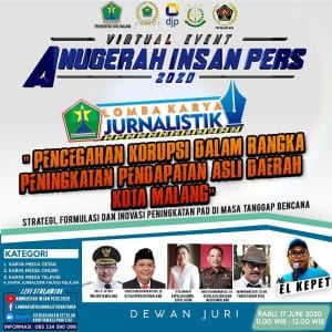 Kepala Bapenda Kota Malang Ajak Insan Pers Kampanyekan Pencegahan Korupsi Dalam Lomba Karya Jurnalistik