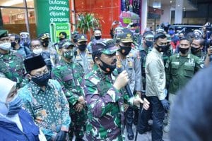 Panglima TNI, Ingatkan Pihak Mall Serius Terapkan Protokol Kesehatan