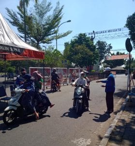 Tak Pakai Masker, Pengunjung Dilarang Masuk Kampung Tangguh
