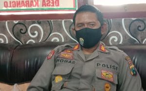 Kapolsek Mojowarno Imbau Warga Jaga Protokoler Kesehatan