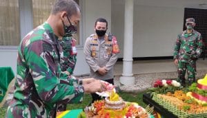 Danrem 083/Bdj, Datangi Rumdis Kapolresta Malang Kota