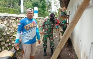 Koramil 0818/22 Tumpang Mulai Mendistribusikan Material Progam Ratilahu