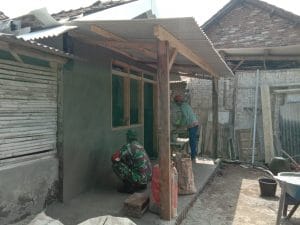 Pengerjaan Rutilahu di Koramil 0818/03 Kasembon Masuki Tahap Finishing