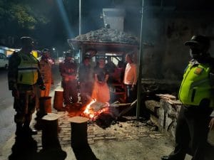 Koramil 0818/29 Dau Gelar Razia Protokol Kesehatan Masyarakat Tidak Pakai Masker