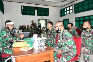 Danrem 083/Bdj Sambut Kedatangan Tim Wasrik Current Audit Itjenad