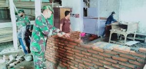 Koramil 0818/28 Karangploso Kebut Penyelesaian Sasaran Rumah Rutilahu