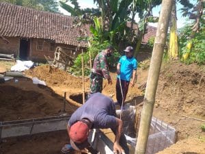 Pelaksanaan Rutilahu Kodim 0818/ Malang-Batu Menjadi Program Utama Sejahterakan Warga Kurang Mampu