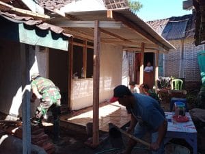 Koramil 0818/26 Singosari Selesaikan Pengerjaan Program Rutilahu di Wilayahnya