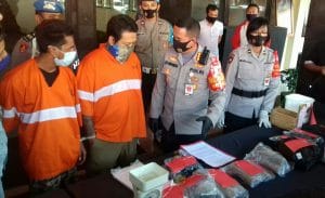 Polsek Sukun Polresta Malang Kota, Amankan Tersangka dan 4.5 Kg Ganja Kering