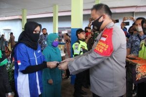 Kapolres Malang Lauching Jatim Bermasker di Kampung Tangguh Semeru Dusun Jetak