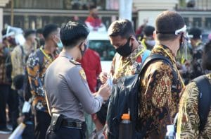 Peserta Seleksi Bintara PTU dan Bakomsus Wilayah Malang, Tandatangani Pakta Integritas