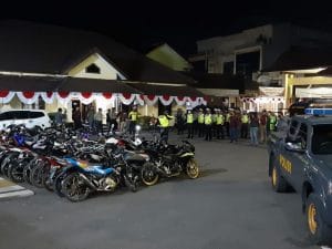 Bikin Resah Masyarakat, Polisi Sita Puluhan Motor yang Digunakan Balap Liar