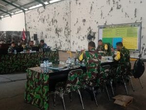 Dandim 0818/Malang-Batu Berpartisipasi dalam Gladi Posko di Yonif Mekanis 512/QY