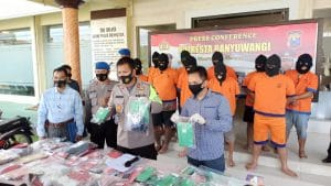 Polresta Ungkap 50 Kasus Amankan 55 Tersangka
