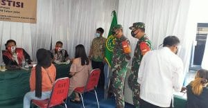 Dandim 0818 bersama Danrem 083 Tinjau Operasi Yustisi di Pos Pantau Polres Batu