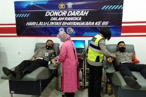 Giat Donor Darah Satlantas Polresta Malang Kota