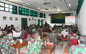 Korem 083/Bdj Gelar Sosialisasi Wabku Perkasad 480 Tahun Anggaran 2020