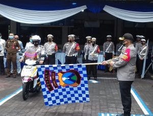 Satlantas Polres Malang Launching Layanan BPKB Delivery, Tepat di HUT ke-65 Polantas