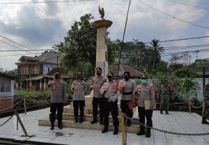 Monumen Sejarah Polri Desa Putat Kidul dapat Kunjungan Tim Pusjarah Polri