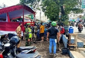 Tiga Pilar Kecamatan Turen Laksanakan Operasi Yustisi Pencegahan Covid-19