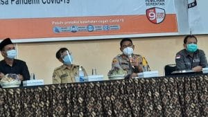 Jelang Penetapan, Polres Blitar Sterilkan Jalur Depan KPU