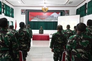 Korem 083/Bdj Gelar Sosialisasi Tata Ruang Wilayah Pertahanan Darat