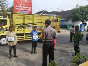 Anggota Koramil Kalipare bersama Muspika  Implementasikan Inpres No 6 Tahun 2020