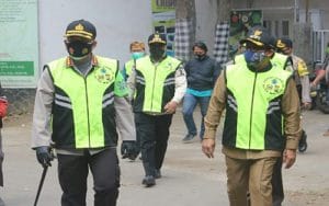 Polresta Malang Kota Gelar Deklarasi Jatim Bermasker, Implementasi Inpres No 6 Tahun 2020