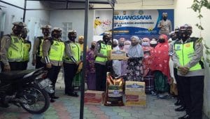 Jelang Hari Lalu lintas Bhayangkara ke-65, Satlantas Polres Malang Anjangsana ke Panti Asuhan