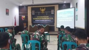 Kodim 0818/Malang-Batu Laksanakan Sosialisasi Pembinaan Tata Ruang Wilayah Pertahanan Darat
