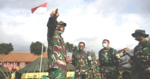 Danrem 083/Bdj Tinjau Latihan Gladi Posko II Yonif 527/BY Lumajang