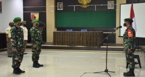 Kasdim 0818 Pimpin Pelepasan Anggota ke Kodam Tanjungpura, Ini Amanat yang Disampaikan
