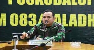 Kasrem 083/Bdj Narasumber Dalam Seminar Online Bersama Mahasiswa Unibraw