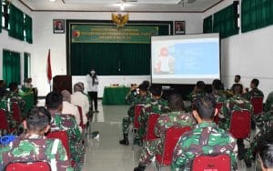 Cegah Penyalahgunaan Narkoba Dikalangan Prajurit dan ASN, Korem 083/Bdj Gelar Sosialisasi P4GN