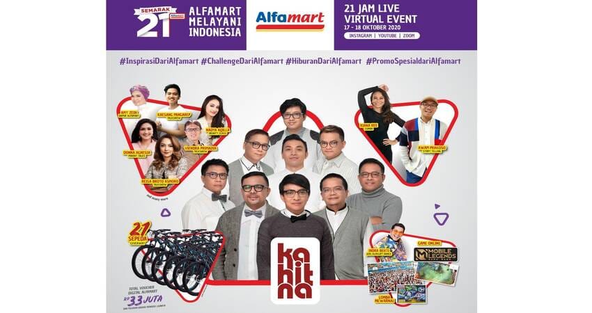 Live event HUT ke-21 Alfamart.