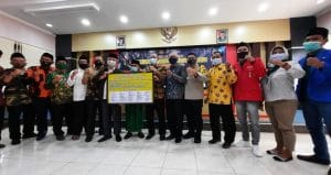 Tolak Anarkisme, Polres Blitar Inisiasi Deklarasi Damai