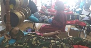 Babinsa Desa Ngabab Ikut Donorkan Darahnya