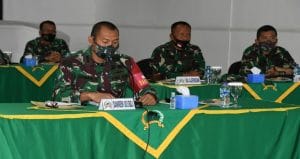 Danrem 083/BDJ Ikuti Rapat Panprogar Kodam V/BRW