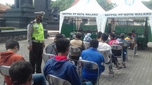 Puluhan Masyarakat Pelanggar Prokes Covid-19, Jalani Sidang Ditempat