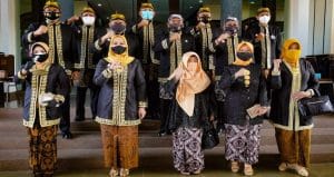 Pakai Busana Khas Malangan, Dandim 0818 Hadiri Perayaan HUT ke 1260 Kabupaten Malang