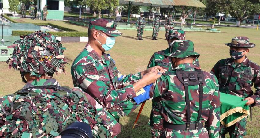 Danrem 083/Bdj Minta Kemampuan Prajurit Yonif 527/BY Terus Ditingkatkan