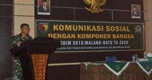 Kodim 0818 Laksanakan Komsos Bersama Pecinta Sepeda Ontel dan Kopi