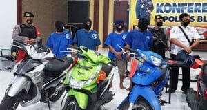 Komplotan Spesialis Curanmor Pinggir Sawah di Blitar Diringkus