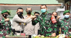 Danrem 083/Bdj dan Kapolresta Makota Sepakat Jaga Wilayah Malang Raya Senantiasa Kondusif