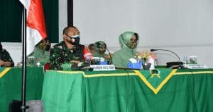 Digelar Secara Virtual dari Mabesad, Korem 083/Bdj Ikut Rayakan HUT Kowad ke-59