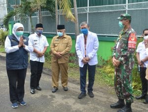 Danrem 083/Bdj Dampingi Gubernur Jatim Resmikan RS Lapangan Ijen Boulevard