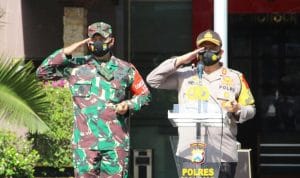 Kadim 0818 dan Polres Malang Gelar Pasukan dan Rakor Pam Operasi Lilin Semeru 2020
