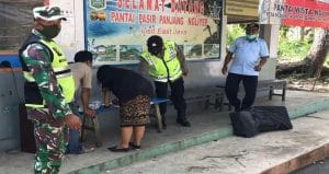Koramil 0818/11 Donomulyo Tingkatkan Ops Prokes Covid-19