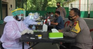 Bersiap Amankan Pilkada, 600 Personel Polres Malang Jalani Rapid Test